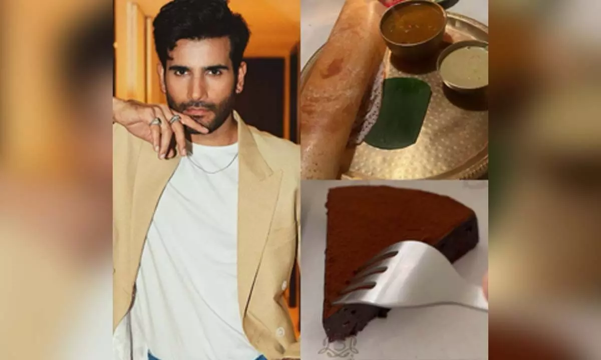 Karan Tacker unveils his foodie side; indulges in South Indian delights, cakes