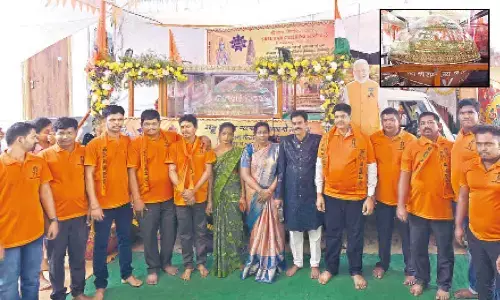 Hyd man prepares 1,265 kg jumbo laddu to offer at Ayodhya temple