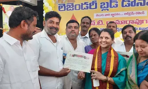 TDP organises mega blood donation camp in Kadiri today