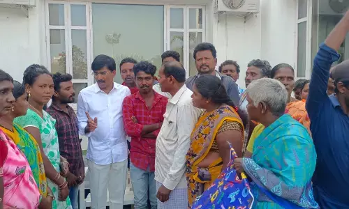 Villagers of Sujatha Nagar in Kavali complains of land encroachments