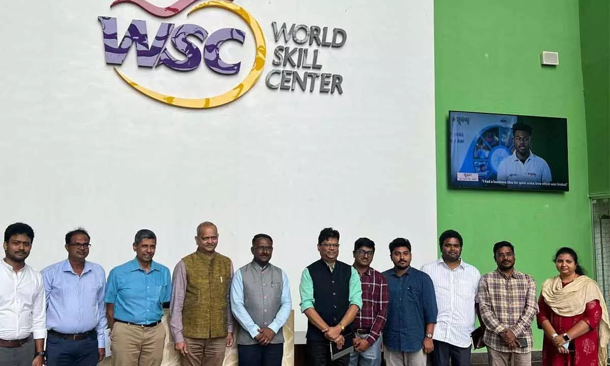 Skill development team visits world skill centre in Odisha