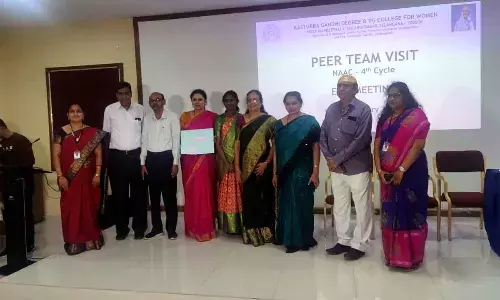 Kasturba Gandhi Degree College accredited with A+ grade