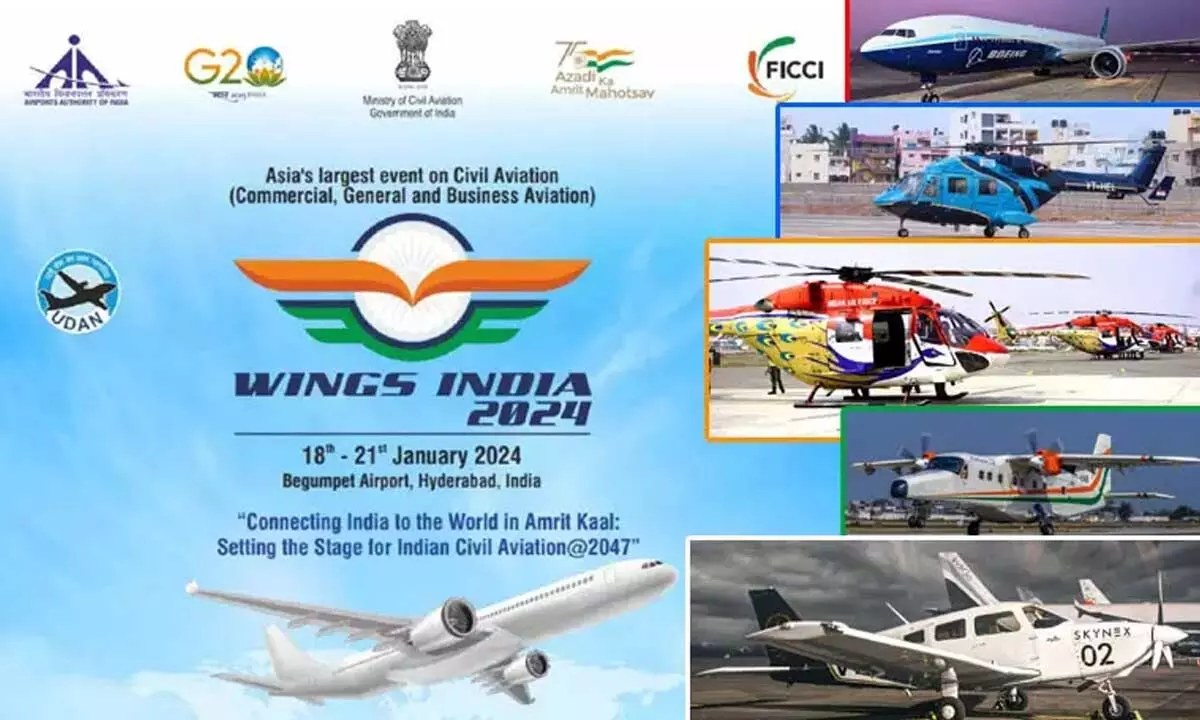 Telangana: Visitors flock to Begumpet Airport to witness Wings India - 2024 exhibition