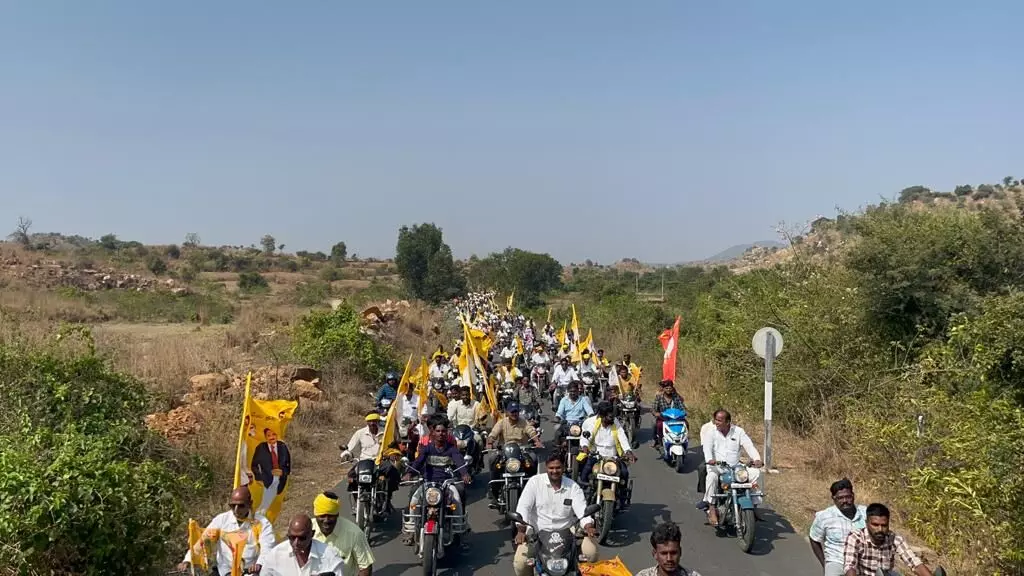 Jayaho BC rally held in Puttaparthi mandal under TDP leader Palle Raghunath Reddy