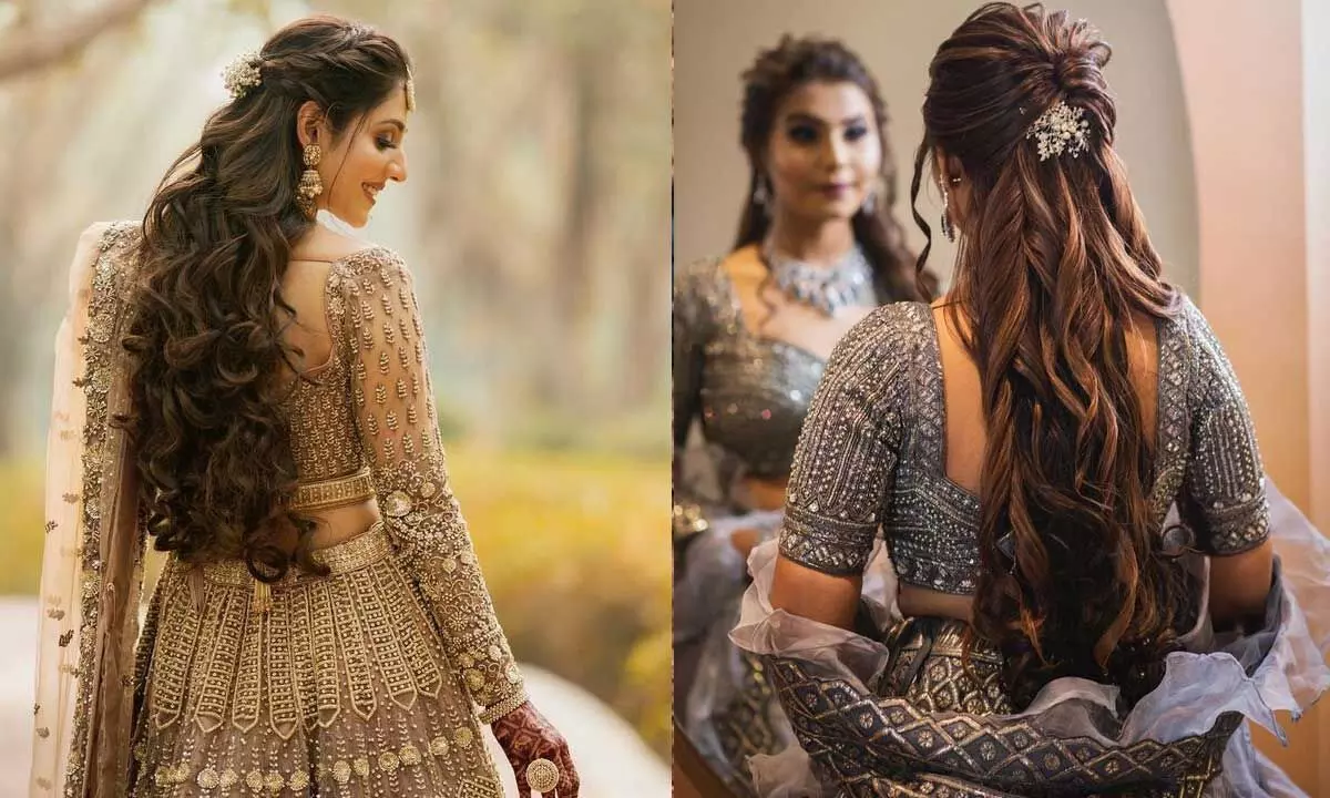 Pin by namita gupta on Engagement hairstyles | Hair styles, Indian bridal  hairstyles, Bride hairstyles