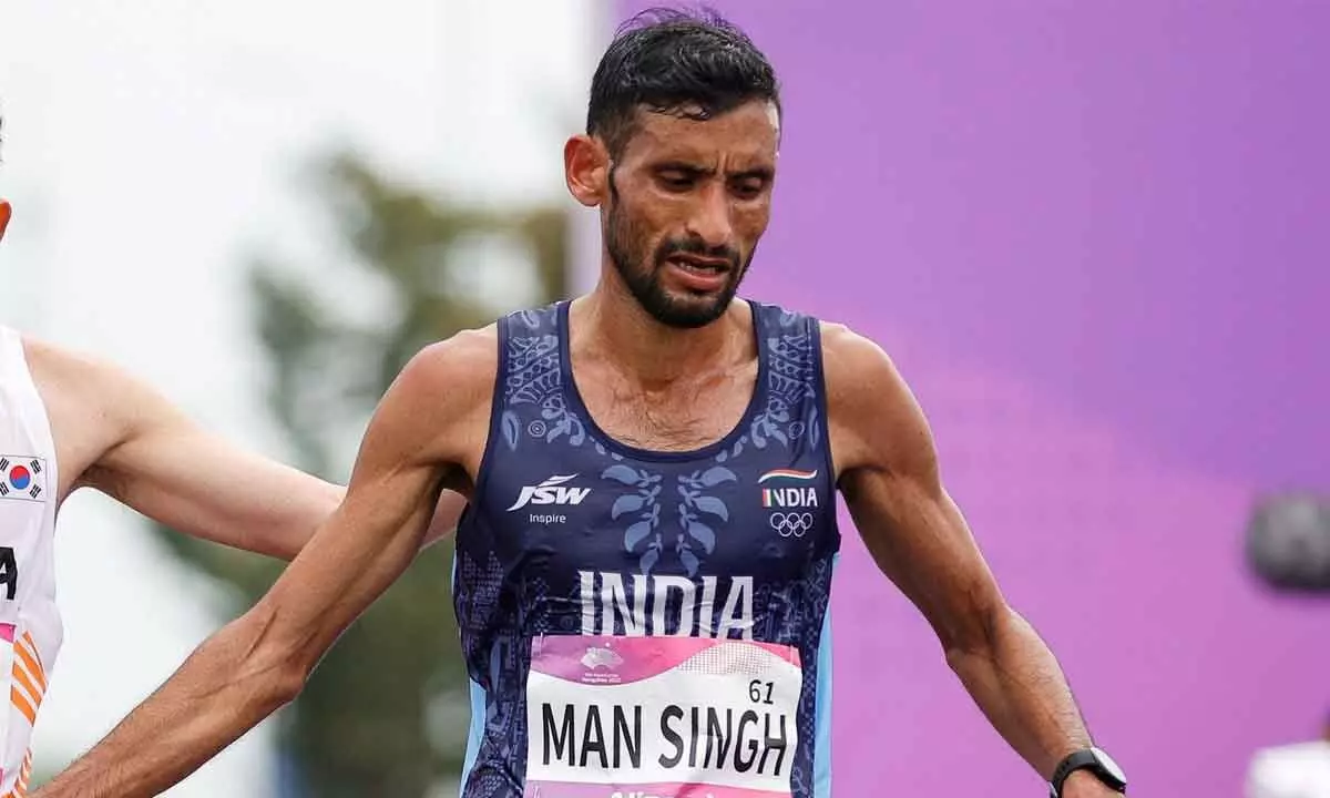 Man Singh becomes second Indian man to win gold at Asian Marathon Championships