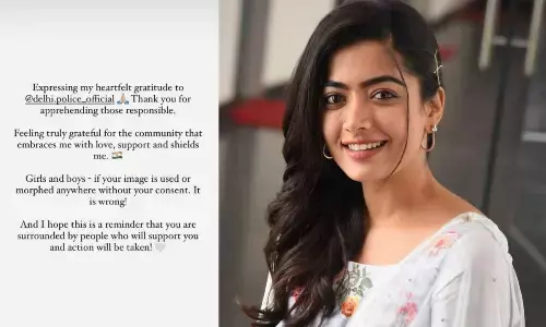 Rashmika thanks Delhi Police for apprehending the culprit regarding her deep fake video