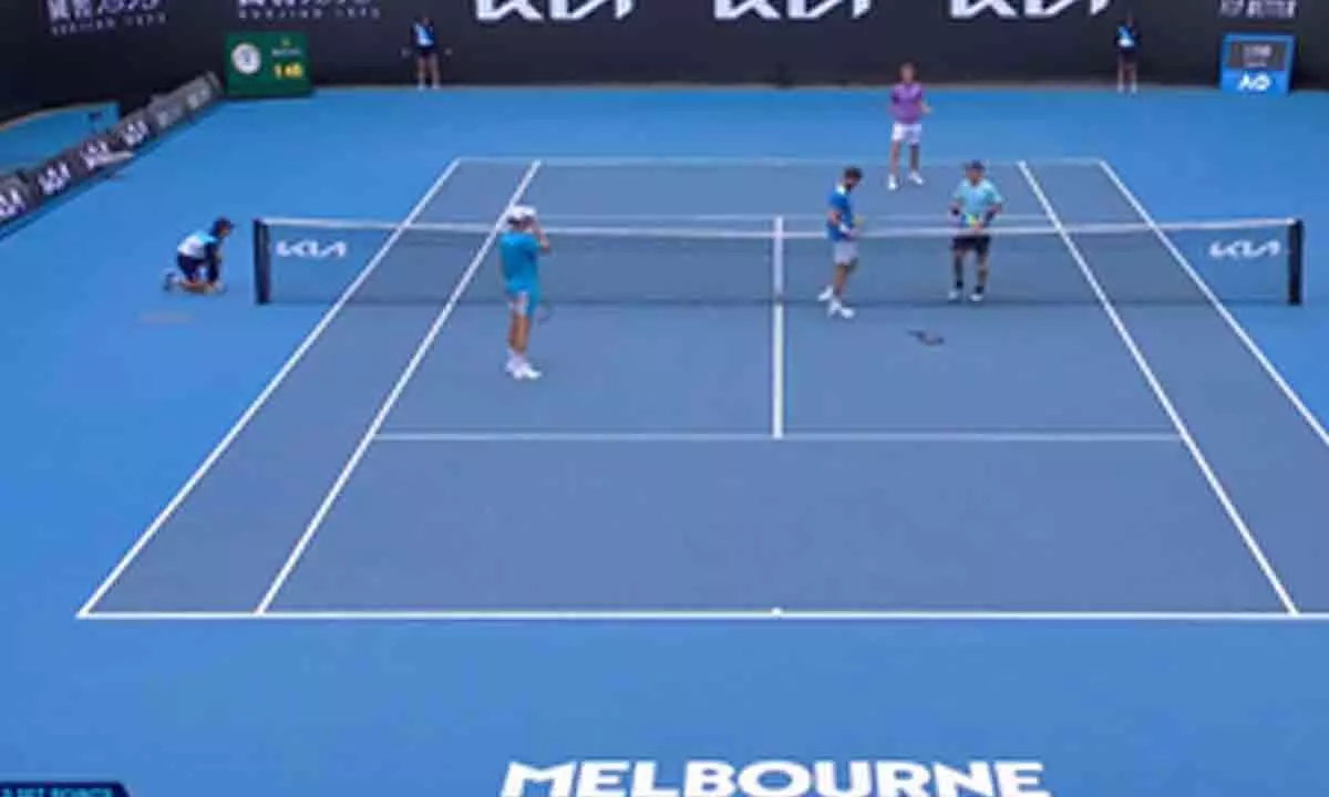Australian Open: Umpiring blunder marred mens doubles third round match