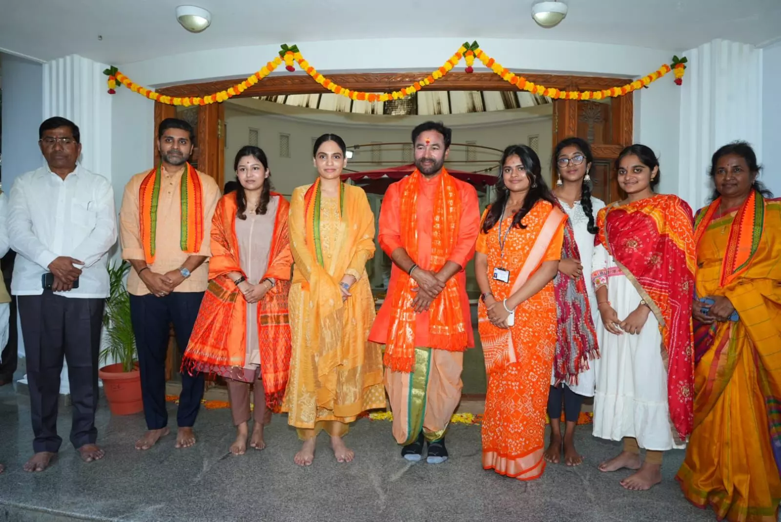 Narayanamma college telecasts Sri Rama Prana Pratishta Utsava in Ayodhya