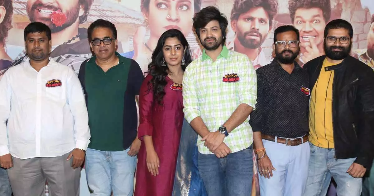 ‘Bootcut Balaraju’ team expresses confidence on their film in trailer launch event