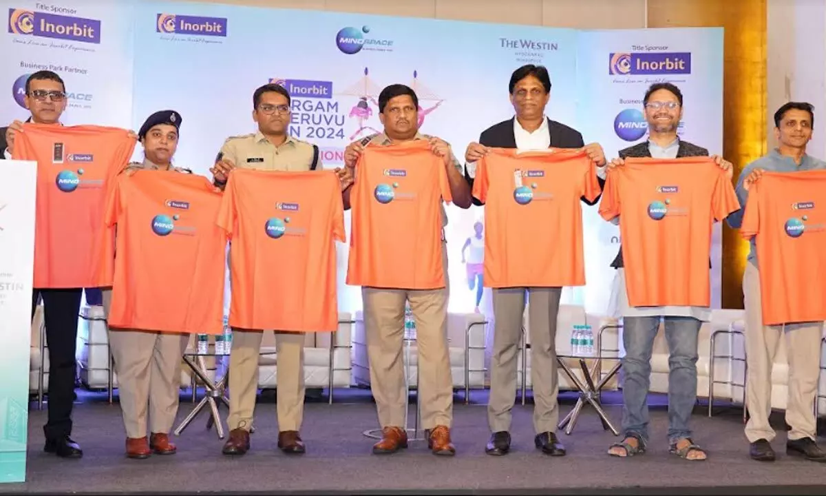 Inorbit Durgam Cheruvu Run (IDCR) 2024: Race Route, Official T-shirt, Medal and Charity Bib launched at Westin, Mindspace, Hyderabad