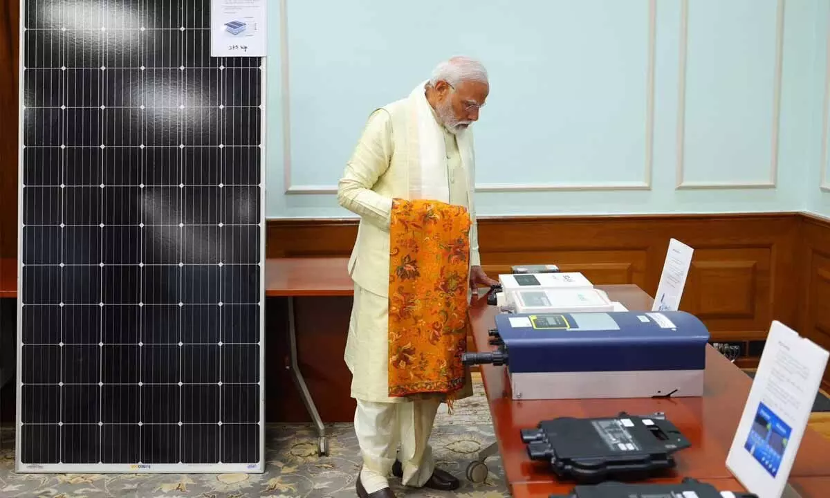 PM Modi announced Pradhanmantri Suryodaya Yojana, aims to install 1 million rooftops solar