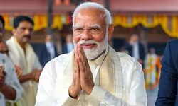 Pm Modi is just to arrive Ram Mandir Pm Modi is just to arrive Ram Mandir