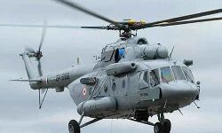 MI 17 Helicopter carries PM Modi , PM has took aerial view of Aydhoya MI 17 Helicopter carries PM Modi , PM has took aerial view of Aydhoya