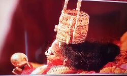 Lords first look as Pran Pratishta is being done Lords first look as Pran Pratishta is being done