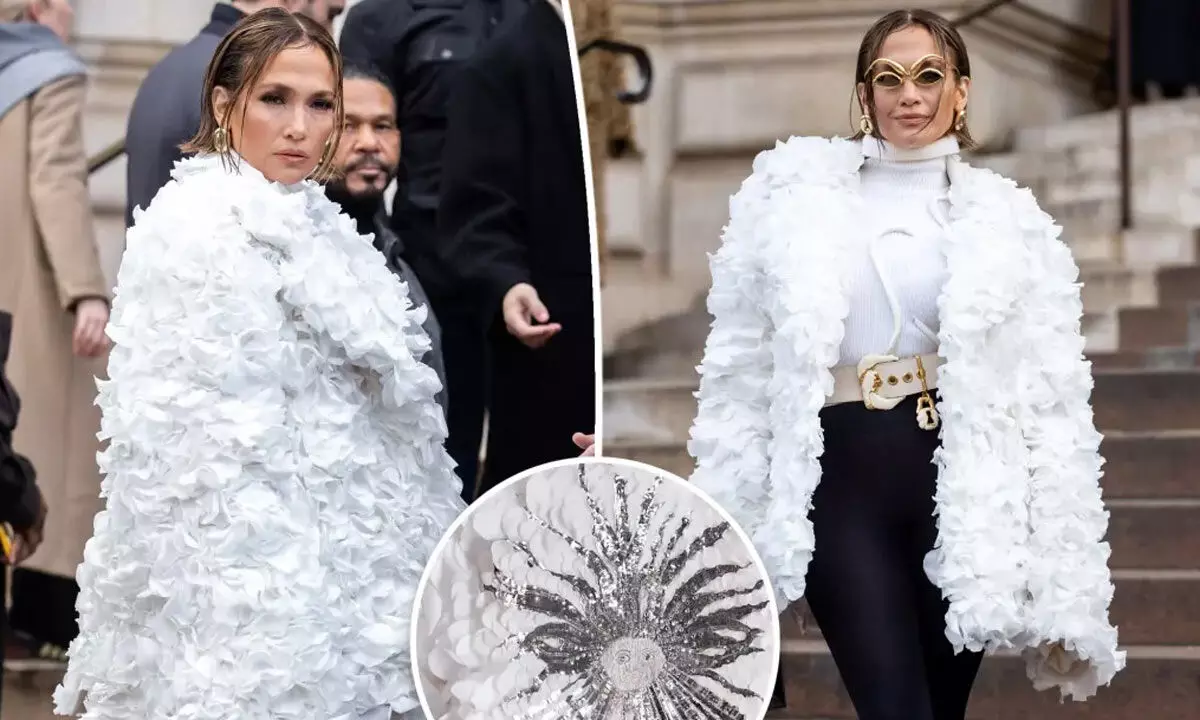 Zendaya at Schiaparelli Couture show debuts dramatic bangs; Jennifer Lopez stuns in jacket made of real rose petals