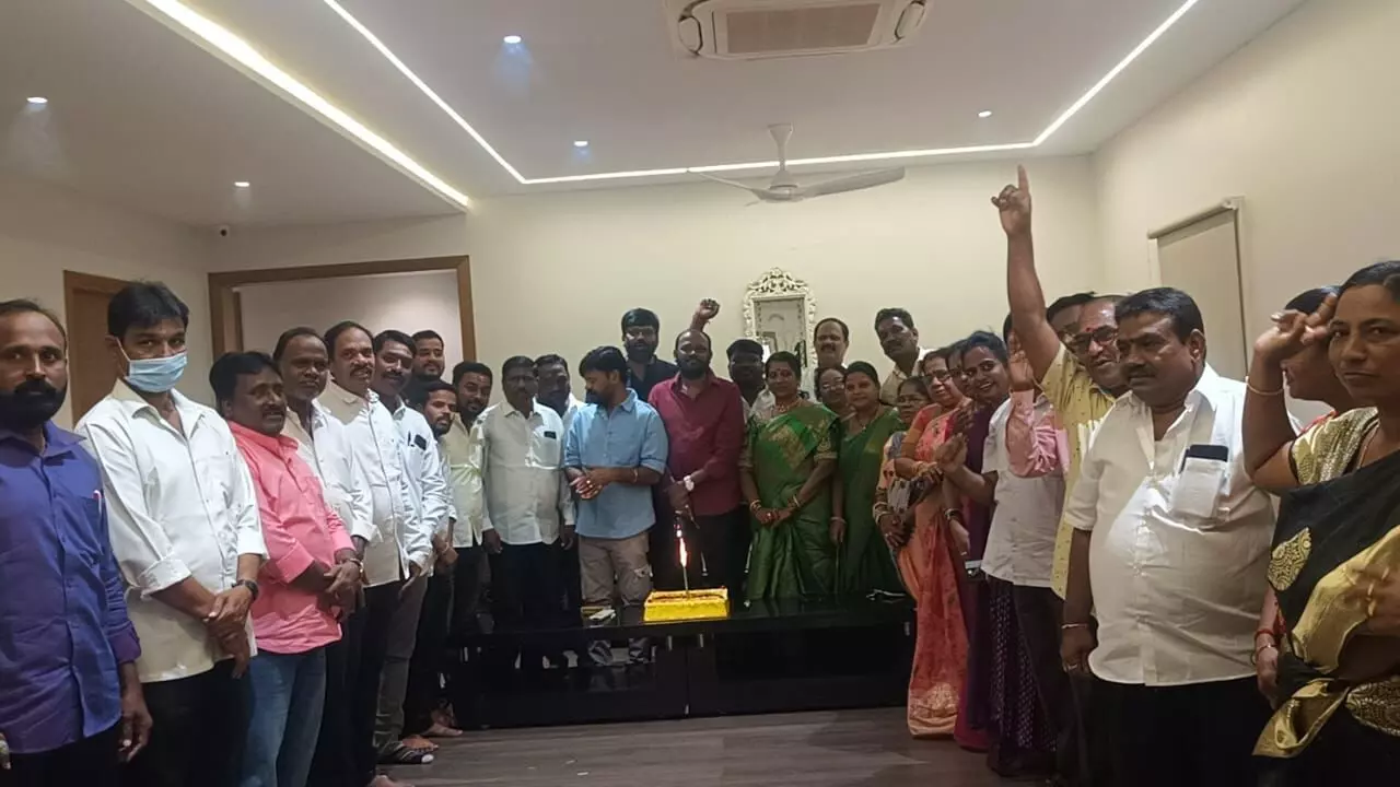 TDP Visakha North constituency in-charge celebrates Nara Lokeshs birthday