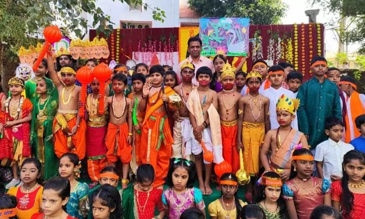 Karimnagar: Temples reverberate with chanting of Rama’s name