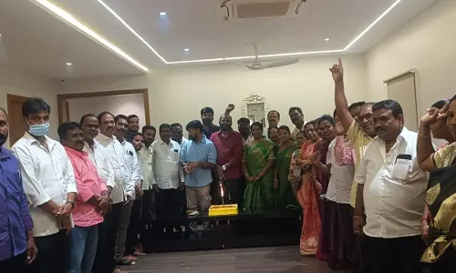 TDP Visakha North constituency in-charge celebrates Nara Lokeshs birthday