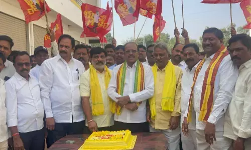 Dharmavaram Manne Subbareddy celebrates Nara Lokeshs birthday in Done