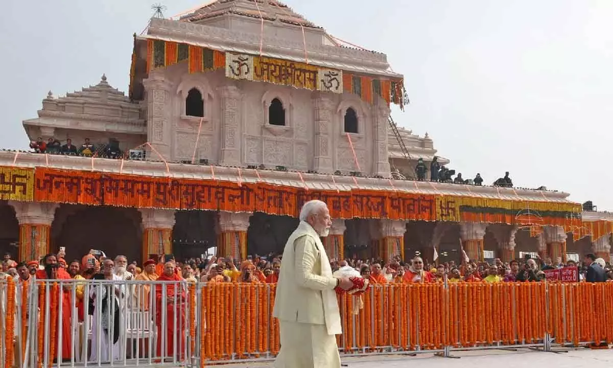 Ayodhya Ram temple will continue to inspire us: PM
