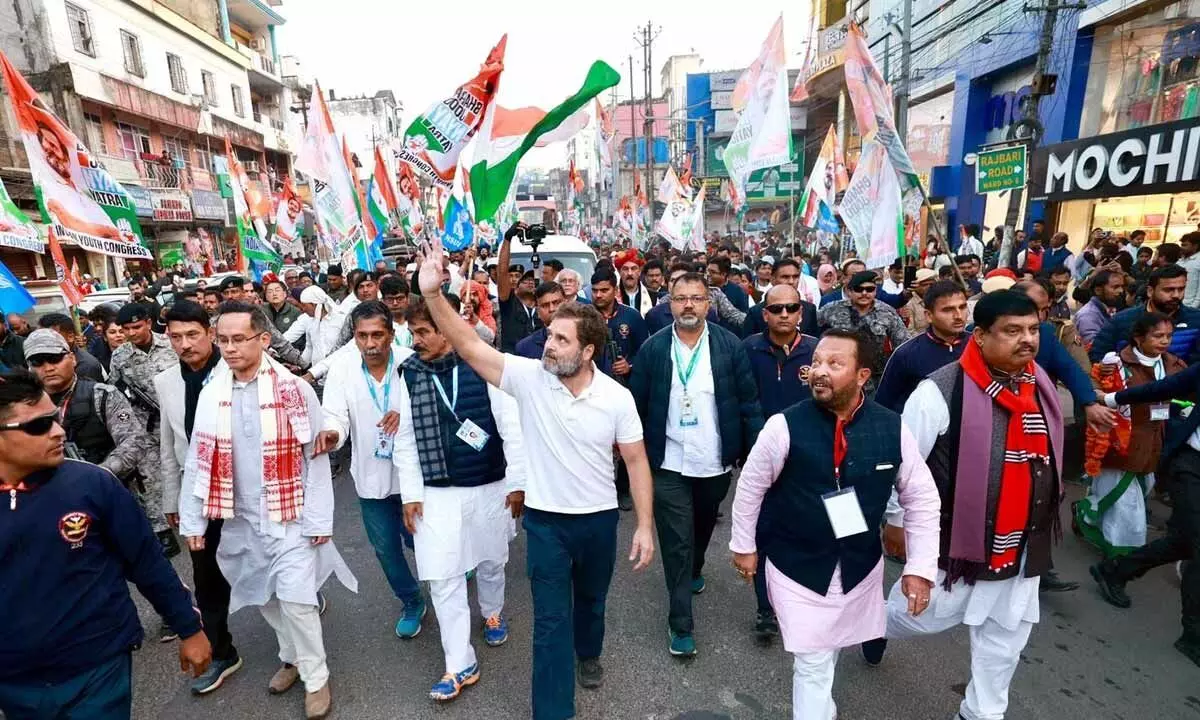 Congress Raises Alarms Over Rahul Gandhis Security Amidst Bharat Jodo Nyay Yatra In Assam