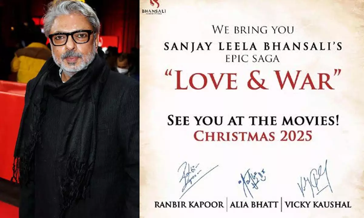 Ranbir, Alia, Vicky Kaushal signs Sanjay Leela Bhansali’s next; film titled ‘Love & War’