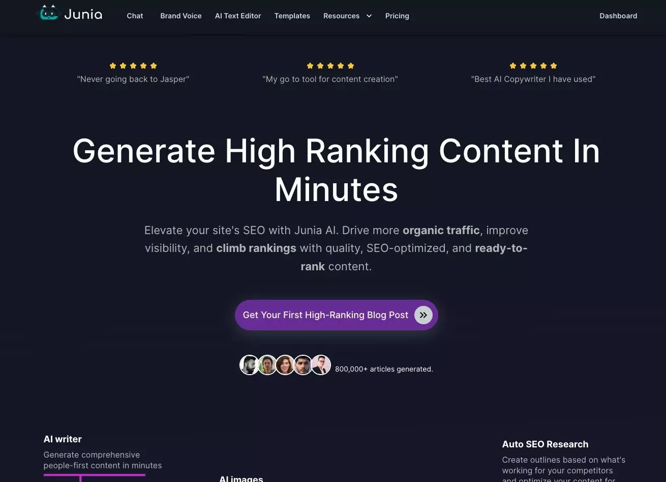 junia AI vs Other AI SEO Tools: Whats the Verdict?