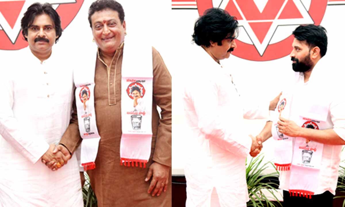 Actor Prudhvi Raj, choreographer Jani Master join Jana Sena