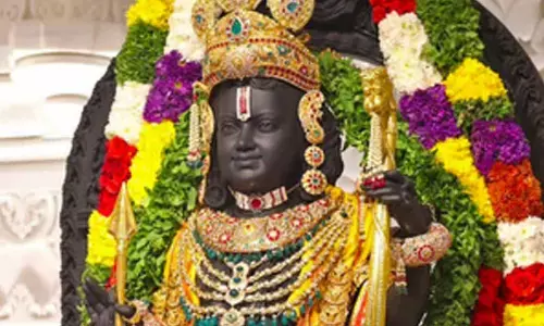 Monkey visits Ram temple, people say it is Hanuman