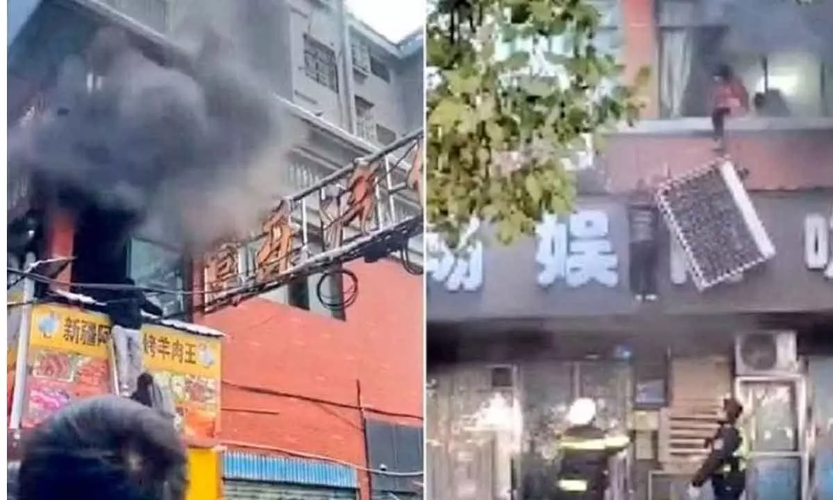 39 killed in building fire in China