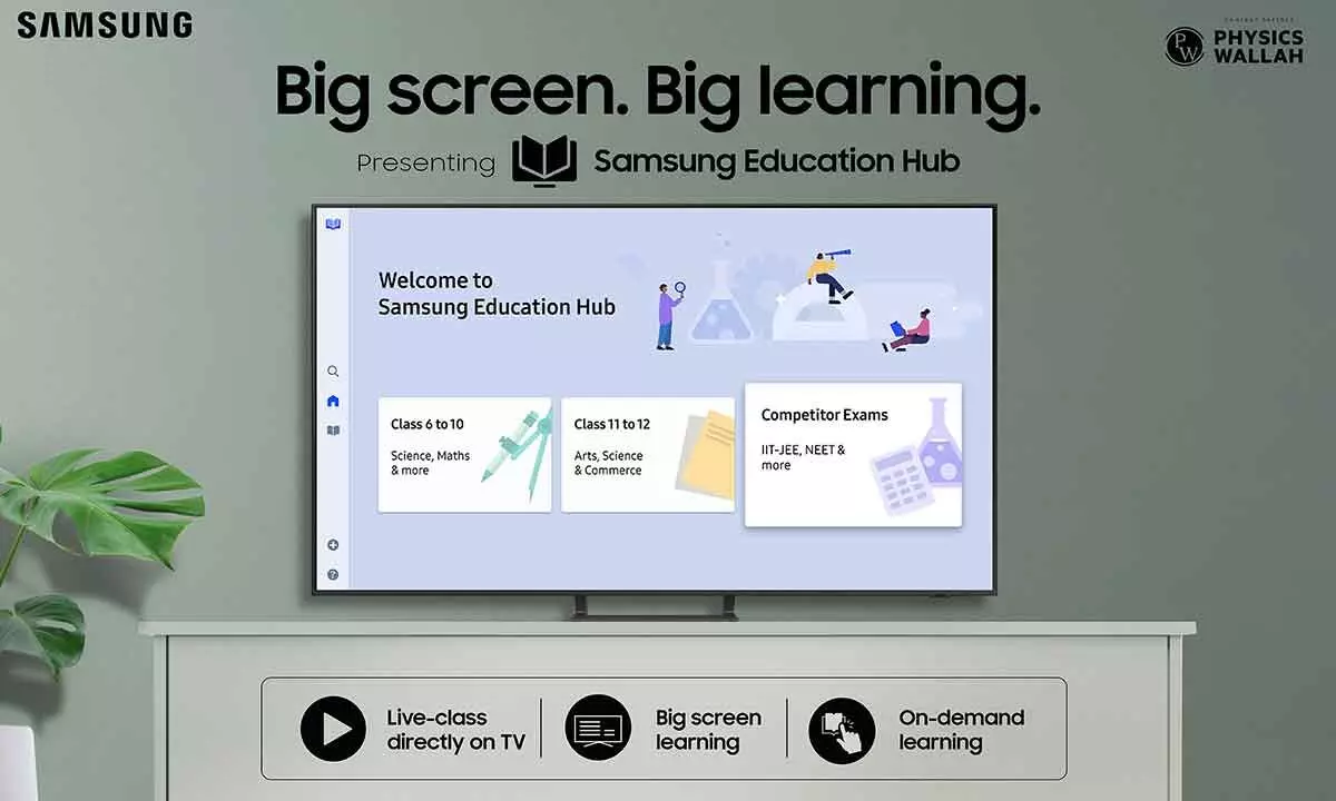 Samsung Teams Up with Physics Wallah for Samsung Education Hub on TVs & Smart Monitors