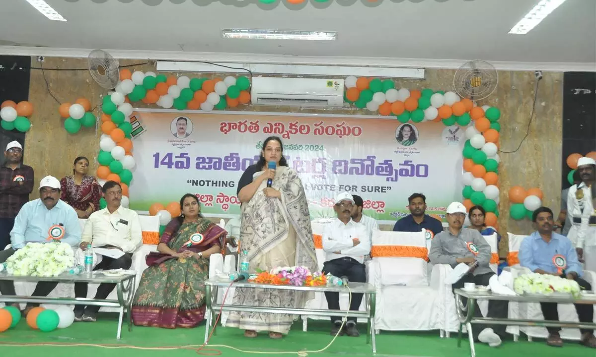 Kurnool district collector participates in national voters day event