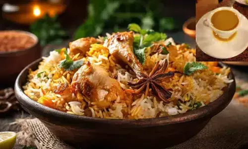 Biryani tea is now trending in Hyderabad