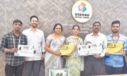 Vishnu Institute students take part in national youth festival
