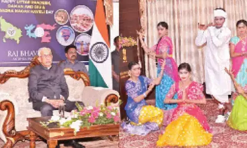 Vijayawada: Foundation Day of UP, Dadra, Nagar Haveli & Daman, Diu celebrated