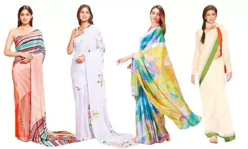 Fashioning Tri-Colour allure for Republic Day saree inspiration
