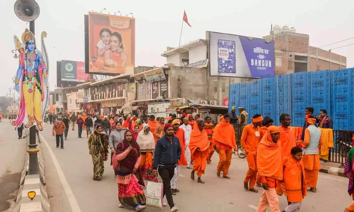 Ayodhya: Darshan timing extended, key roads closed amid huge rush