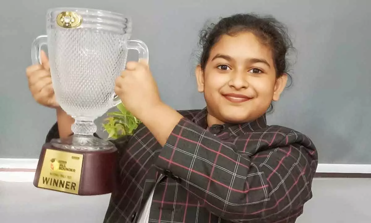 Vizag girl wins national-level contest