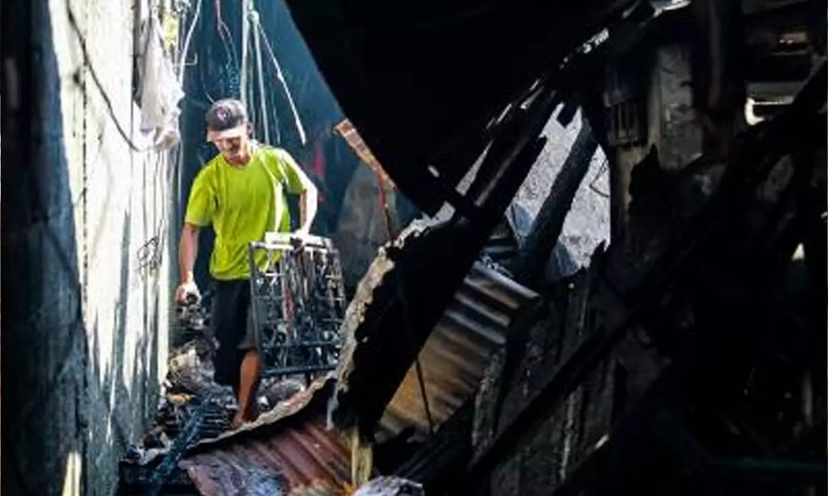 Four killed, one injured in fire in Philippines
