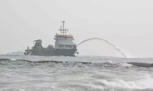 Beach nourishment work commences at RK Beach