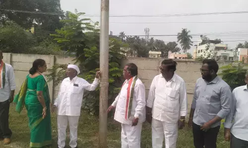 Congress party leaders participate in Republic Day Celebrations