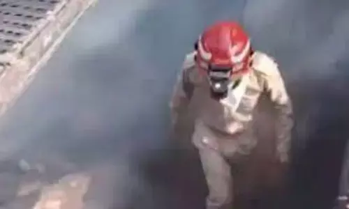 Fire broke out in a house in the Shahdara district of New Delhi; no casualties reported