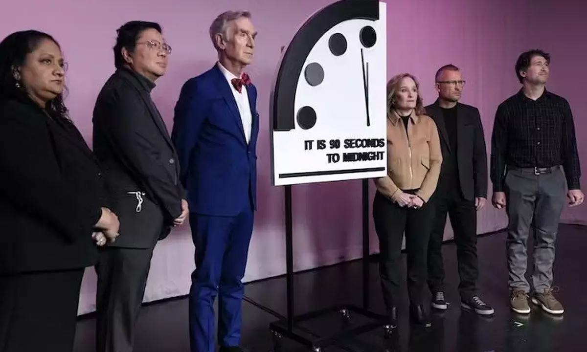 Doomsday Clock still at 90 sec to midnight