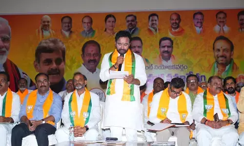 Cong, BRS share same DNA of family politics: Kishan