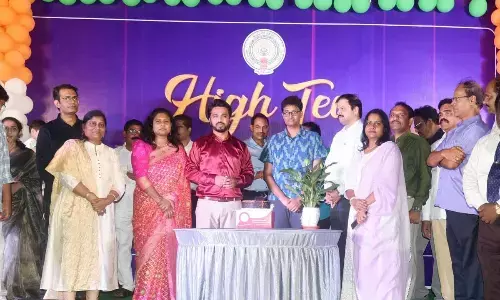 Collector Prasanna Venkatesh with the district officials in Eluru on Saturday
