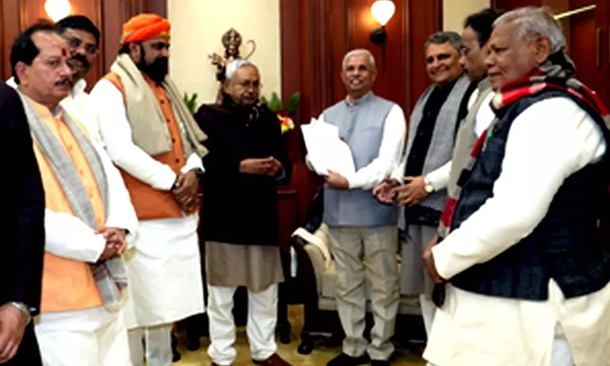 Eight leaders also to take oath as Nitishs ministers