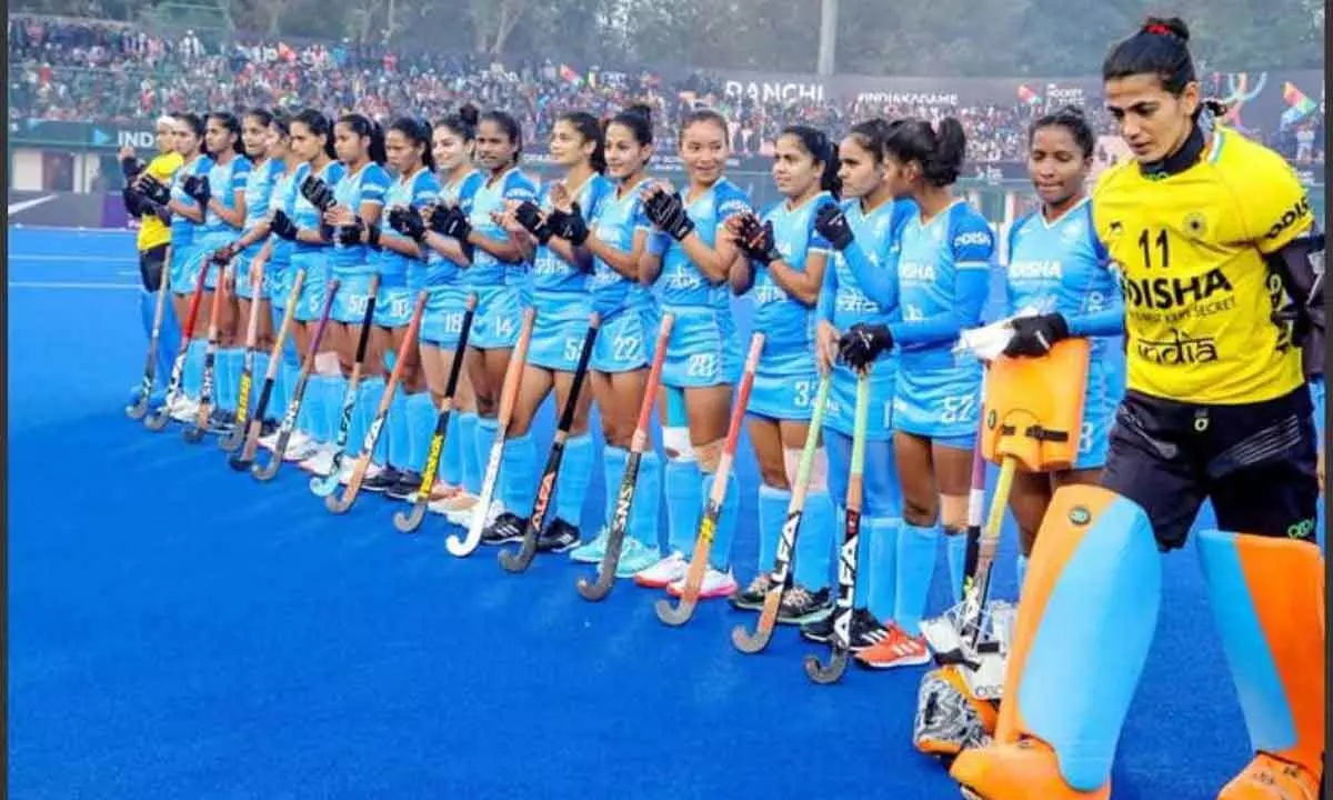 Indian womens hockey team reaches Bhubaneswar for FIH Hockey Pro League matches
