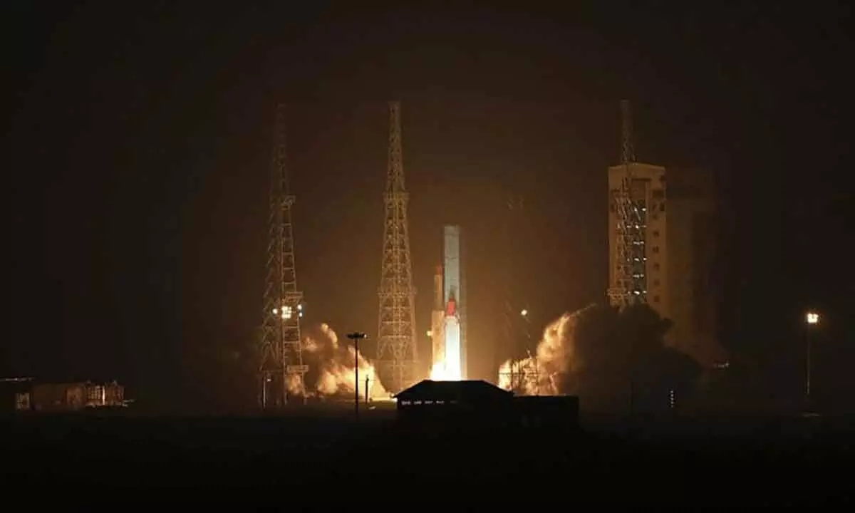 Iran launches three satellites into space