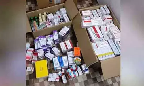 DCA officials rais on a medical shop in Falaknuma, seizes large quantity of medicines